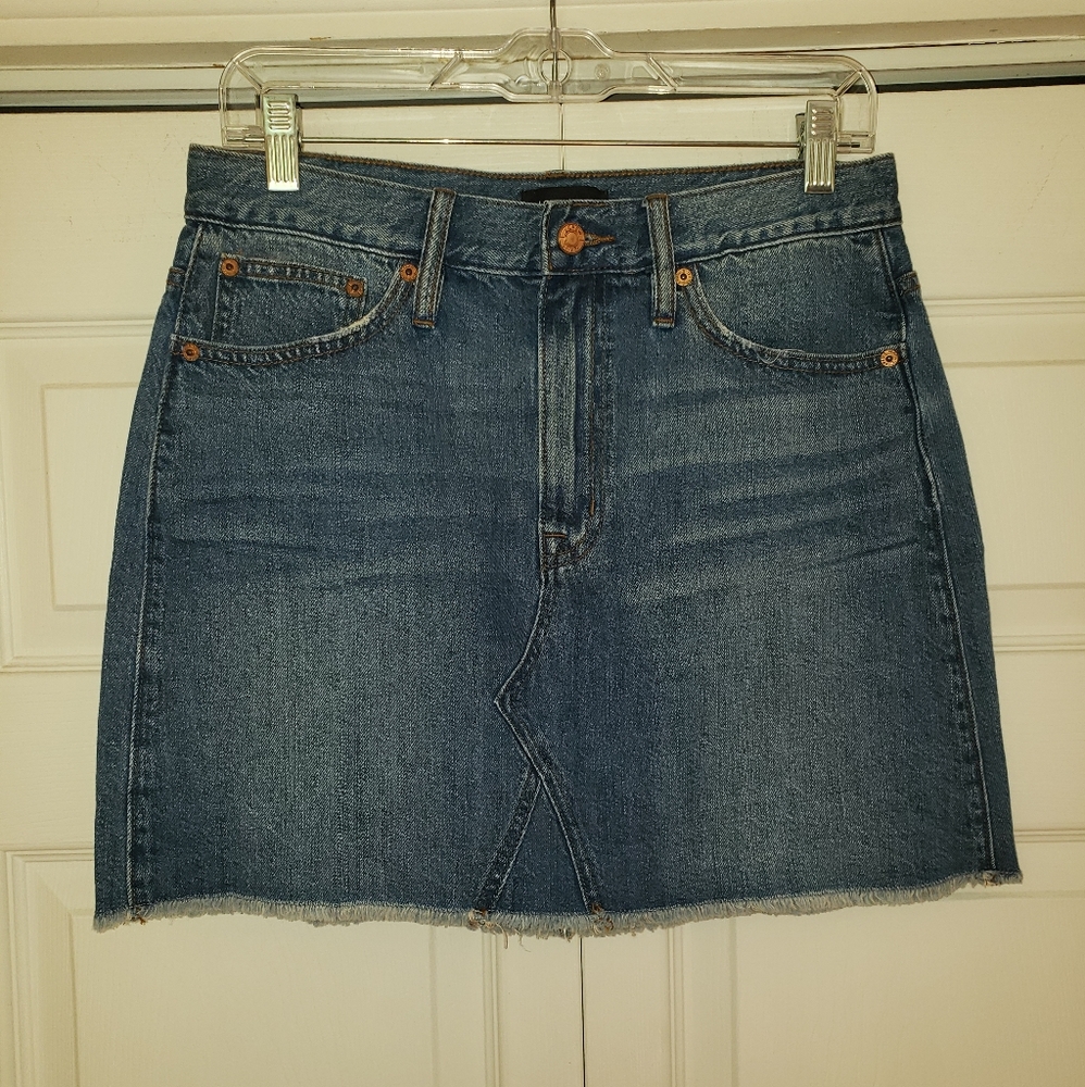 J Crew denim miniskirt Size 28